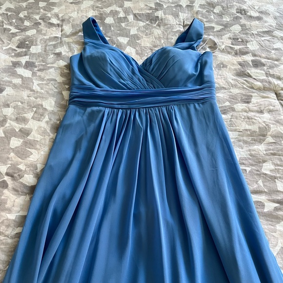WORN ONCE - Bridesmaid Dress in Cornflower Blue - Picture 9 of 14